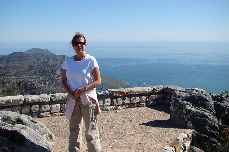 table4.jpg - Tonya on top of Table Mountain
