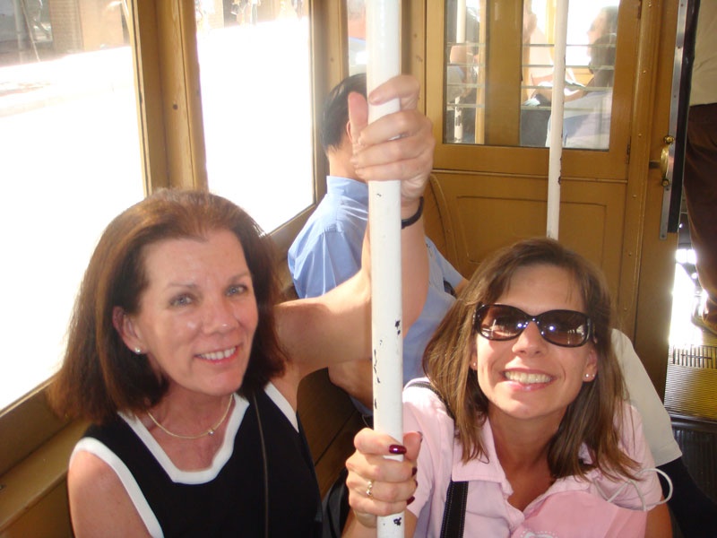 sf1.jpg - It never takes long for Suzanne and Tonya to find a pole!