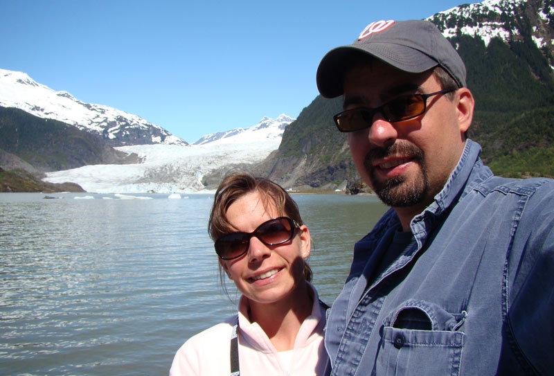 glacier4.jpg - John & Tonya at Mendenhall Glacier.